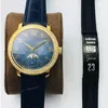 PFF Factory's Men's Watch 41mm i diameter Swiss Eta2824 Sapphire-rörelse med hög hårdhet och anti-kläder glas spegel italiensk CA