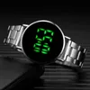 Armbanduhr Frauen digitale Uhren Luxus wasserdichte Männer Sport Watch Edelstahl Watchband einfache LED Elektronische Uhr Zegarek Damski
