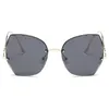 New fashion cut edge women's frameless Polarized Sunglasses UV400 Sunglasses