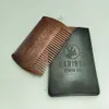 MOQ 100 OEM LOGO LOGO CABELO DE MADEIRA PONTOS COM CATURA DE CATURA DUA AÇÃO DULAÇÃO DE GOLD BLAG SANDALWOOD DOUSUDENTES DE DENTES grossos para a barba Bigode