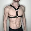 Cinture Finimenti in pelle Cintura da uomo Sexy Lingere Fetish Punk Goth Harajuku Body Bondage Pu Maschio Gay Tracolla Costume RaveBelts Fier22