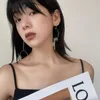 Dangle żyrandol Unikalne przezroczyste bąbelki z bąbelkami Haczykami dla kobiet 2022 Oryginalne koreańskie proste gałki kulki biżuteria Farl22