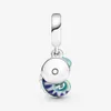 100% 925 Sterling Silber Farbveränderte Chamäleon Dangle Charm