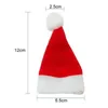 Party Decoration Mini Christmas Home Kitchen Hat Tabell Provey Holder Bag Party Dinner Knife Fork Set Pocket Cover