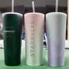 Starbucks Mugs Tanrıça Bardakları Büyük Kapasiteli Paslanmaz Çelik Saman Kupa İzolasyonu Tumblers 675 E3