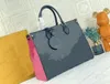 PREFALL22 MATCH OnTheGo 25cm Sac M46216 mini PRINTEMPS DANS LA VILLE Sunrise Totes Sacs à main de créateur pour femme Grande capacité Lady Shopping Bags ON THE GO M46076 M205106