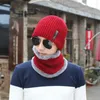 Berets Coral Fleece Winter Hat Beanies Women Men's Scarf Warm Breathable Wool Knitted For Boys CapBerets Elob22