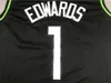 Nuove maglie da basket da uomo Anthony Edwards per Key Player Swing Man cucito e ricamato