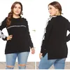 Women's Plus Size T-Shirt Spring European And American Style Full Sleeve Shirt For WomenWomen's