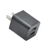 Single usb 2A 1A Dual usb ports US Eu Ac home wall charger plug adapter for samsung s6 s7 edge