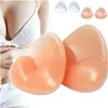 5PC Sexy Bikini Push Up Gepolsterter Badeanzug Bikini Büste Dicker Atmungsaktive Schwamm BH Pad Unsichtbare Paste Polsterung Silikon bademode Y220725