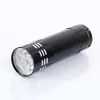 Mini UV ULTRA VIOLET 9 LED Flashlight Torch Aluminum Lamp Outdoor Portable Tactical Lighting Tool