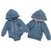 Baby Clothes Autumn Baby Boys Brother Hoodie Sweatshirt Hooded Tops Romper Jumpsuit Clothes Family Matching Outfits210U8205982