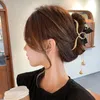 女性のためのパールタッセルペンダントヘアクローヘッドヘッドヘッドウェアのクリップ付きエレガントなクランプヘッドヘアクリップジュエリーアクセサリー