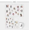 50 PCS graffiti Water bottle Stickers basketball animation For Skateboard Car Laptop Helmet Kids Decor Pad Bicycle Bike Motorcycle PS4 Notebook Guitar Pvc Decal