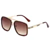 Großhandel Sonnenbrillen polarisierte Sonnenbrille obere Qualität Vintage G Sonnenbrille für Frauen klassische Brillenverlauf Metallrahmen Matt Black 217W