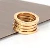 Gold Silver Rosegold Color Spring Rings For Women Men Girls Ladies Midi Rings Logo Classic Designer Wedding Bands Brand Jewelry2668716210