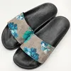 Designer Slides Slippers Sandals Bag Shoes Print Slide Fashion Trainers Wide Flat Shoe Flower Red Green Blue Dust Summer Beach With Box Men Women