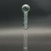 Glas Ölbrenner Rohr Rauchen Brennen Rohre Ball OD 30mm Griff Wasser Nagelrohr Tabak Trockenkräuter Dab Rigs