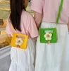 Mode liten baby blommig handväska mini totes flickor prinsessan axelväska bra försäljning
