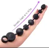Nxy Anal Toys 10 Fréquence Vibration Butt Pull Perles Dilatateur Profond Super Long Silicone Gode Stimulation Flirt Sex Toy Couple 220420