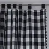 カーテンドレープベイ窓用寝室の寝室キッチンホームデコレーションモダンミニマリストスタイル織りブラックホワイトラティスティックスルタイ