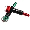 Smoking hookah Pipe New hanging buckle battery metal pipe removable portable key ring