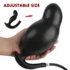 Anal Toys Go Out Doppelschicht aufgeblasen Super Big Plug Dildo Pump Butt Dilator Prostata Massage Extender Dilatador Sex 220922