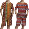 Erkeklerin Trailtsits Yaz 3d Afrikalı Baskı Sıradan Çocuk Şortları Kızlar Kıyafetleri Vintage Hip Hop T Shirts Erkek Trailsuit Setmen's