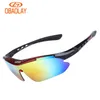 OBAOLAY Occhiali da sole polarizzati UV400 da ciclismo Occhiali da bici da bicicletta Occhiali da equitazione Sport all'aria aperta Occhiali da pesca 5 lenti Uomo Donna 220624