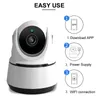 Câmera de segurança sem fio interior 1080p WiFi IP Home Sistema de Vigilância com Humano Tracking Câmera de Bebê de Dois Unidos