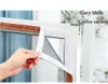 Gardin draperar insatta anti myggfönster skärm nätfiberglasgardiner luft tyll justerbar osynlig netto avtagbar tvättbar anpassning