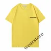 Maglietta firmata Estate manica corta onde Tee Uomo Donna Amanti T-shirt di lusso Moda senior Puro cotone versione alta magliette sportive casual