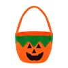 Festa di bottino di Halloween Bambini Zucca Dolcetto o scherzetto Borse di stoffa Borsa di caramelle Secchio di stoccaggio di caramelle di Halloween Cesto regalo portatile