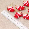 Nuevo 6 pcs/bolso mini colgantes de santa claus festival colgante festival decoración de Navidad decoraciones navideños regalos accesorios navideños