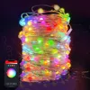 Strings LED Smart Fairy RGB String Lights Noël Twinkle App contrôlé 8 modes pour jardin extérieur arbre de Noël fête de mariage DecorLED