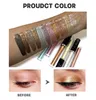 Handaiyan Liquid Eye shadow 12 Color Single Glitter Diamond Pearl High Shiny Metallic Finish Makeup Eyeshadow
