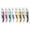 Waiter Wine Tool Bottle Opener Sea horse Corkscrew Knife Pulltap Double Hinged Corkscrew Stainless Steel 400pcs DAW479