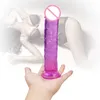 Realistisk dildo anal erotisk mjuk gelé sug onanatorer dildos penis g-spot orgasm sexiga leksaker för kvinnliga män par sexig shop