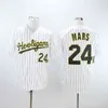 GlaMit Hommes 24k Bruno Mars Hooligans Bianco Awards Gessato Jersey Cousu Bouton Cousu Bruno Mars Baseball Maillots Pas Cher Noir Rouge Blanc S-3XL