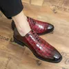 Oxford Shoes Men PU Leather Solid Color Round Toe Flat Heel Classic Fashion Lace Plaid Texture Simple Comfortable Breathable Casual Shoes CP118