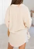 Women Button Down Shirts Linen Cotton Long Sleeve Blouses Tunic Tops Cover Up Shirt Loose Beach Bikini Dress