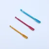 DIY Craft Tools 3/4/5mm Key Ring with Crochet Hooks Handmade Aluminum Crochets Hook Metal Keychain Multicolour Crafts Knitting Tool