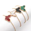 mode luxe 18K gouden zoete vlinder designer bedelarmbanden voor vrouwen shell bangle armband party bruiloft sieraden1867461