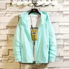 Herrjackor #7031 Spring Summer Casual Sunscreen Jacket Män plus storlek 5xl 6xl 7xl herr huva tunna outwear herrar vindbrytare jacketme