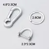 Gourd Buckle Keychain Climbing Hook Car Simple Strong Carabiner Shape Accessories Metal Vintage Key Chain Ring 2206105402533