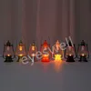 Party Dostawa LED Vintage Poney Lantern Bateria Mignaliza Magnering Płomień Rustykalne Wiszące Latarnie Kryty Ogrodowa Ogrodowa Dekoracja