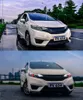 LED Headlight For Honda Jazz Fit GK5 2014-20 16 DRL Daytime Running Headlights High Beam Front Lamps Streaming Turn Signal