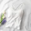 Sexy vrouwen uitgesneden gestreepte beha bustier crop top bralette strappy cross bijgesneden blusas bandage halter zwarte tops camis 220325