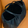 Högsta kvalitet Cowhide Rope Shopping Väskor 44 cm stor kapacitet Tygväskor Business Suede Fashion Shoulder Bag Fleece foder kvinnors pendelväskor